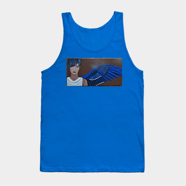 Little Blue Tank Top by Kevin Tickel